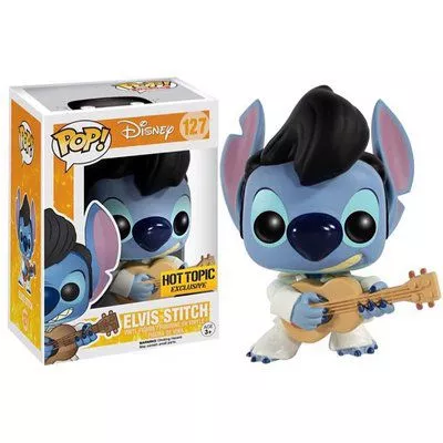 action figure 1 peca funko pop disney elvis stitch 127 bobble head q edition 10cm Action Figure Anime Sailor Moon Sailor Saturno 14cm