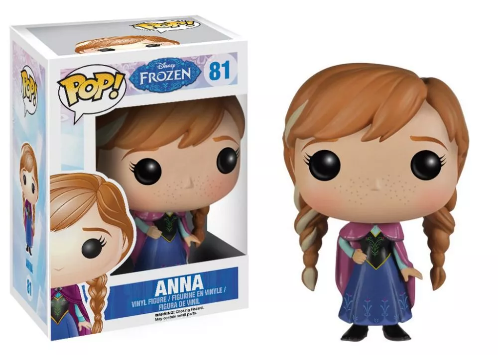 action figure 1 peca funko pop disney frozen anna 81 bobble head q edition 10cm Action Figure 1 Peça FUNKO POP Minions Rei Bob 168 Bobble Head Q Edition 10cm