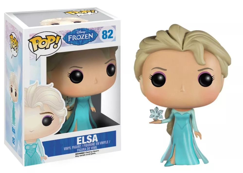 action figure 1 peca funko pop disney frozen elsa 82 bobble head q edition 10cm Action Figure 1 Peça FUNKO POP Disney Frozen Anna 81 Bobble Head Q Edition 10cm