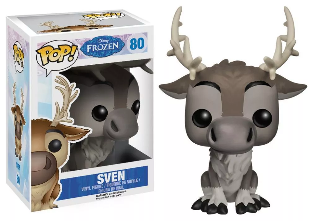 action figure 1 peca funko pop disney frozen sven 80 bobble head q edition 10cm Action Figure 1 Peça FUNKO POP Disney Frozen Anna 81 Bobble Head Q Edition 10cm