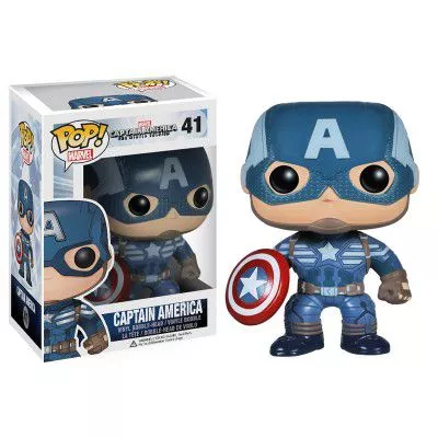 action figure 1 peca funko pop disney marvel vingadores avengers capitao america Carteira Soldado Invernal Capitão América Marvel DFT-1594