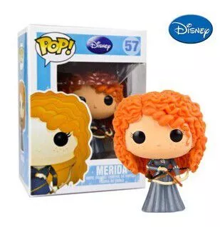 action figure 1 peca funko pop disney pixar valente merida brave 10cm Pelúcia Disney Pixar Inside Out Divertida Mente Anger Raiva 20cm