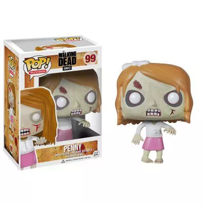 action figure 1 peca funko pop hbo walking penny 99 bobble head q edition 10cm Colar The Walking Dead Porrete E Logo Carta Pingente Moda Jóias Para As Mulheres E Homens