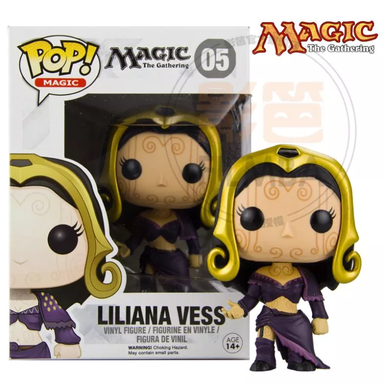 action figure 1 peca funko pop magic the gathering liliana vess 05 bobble head q Action Figure 1 Peça FUNKO POP HBO Walking Dead Michonne's Pet 1 37 Bobble Head Q Edition 10cm