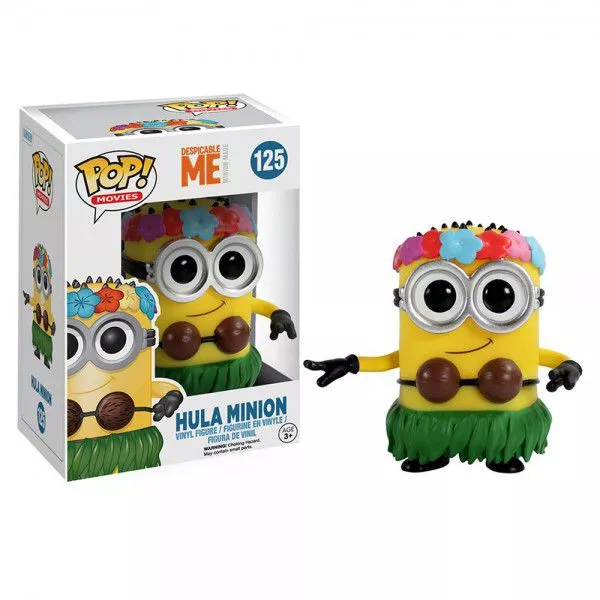 action figure 1 peca funko pop meu malvado favorito despicable me 2 hula minion 125 Divulgado pôster oficial para Meu Malvado Favorito 4.