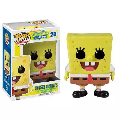 action figure 1 peca funko pop nickelodeon bob esponja 25 bobble head q edition 10cm Action Figure 1 Peça FUNKO POP Minions Rei Bob 168 Bobble Head Q Edition 10cm