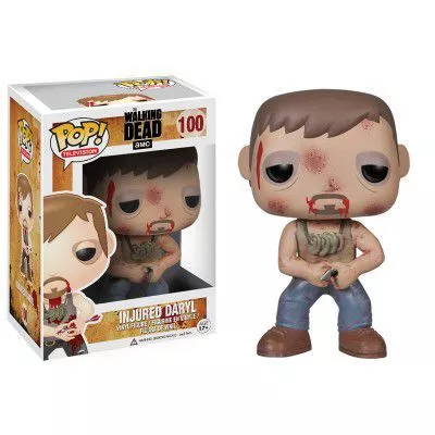 action figure 1 peca funko pop walking dead injured daryl 100 bobble head q edition Action Figure 1 Peça FUNKO POP Minions Rei Bob 168 Bobble Head Q Edition 10cm