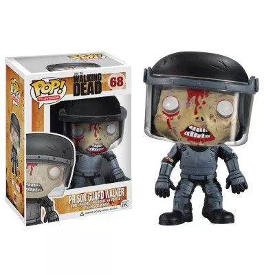 action figure 1 peca funko pop walking dead prison guard walker 68 bobble head q Boné Prison Break