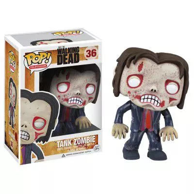 action figure 1 peca funko pop walking dead tank zombie 36 bobble head q edition 10cm Action Figure 1 Peça FUNKO POP Disney Tinker Bell Sininho 10 Bobble Head Q Edition 10cm