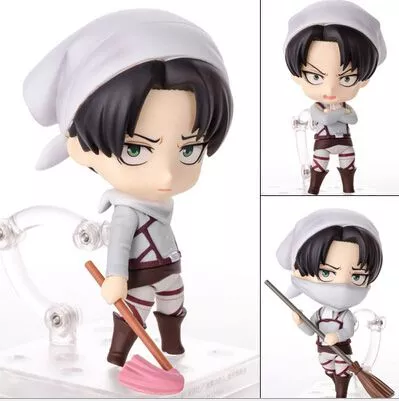 action figure 10cm attack on titan levi rivaille rival ackerman movel mais limpo One Piece engrenagem quarto macaco d luffy figuras de ação brinquedos bonecas anime pvc brinquedo presente natal para crianças