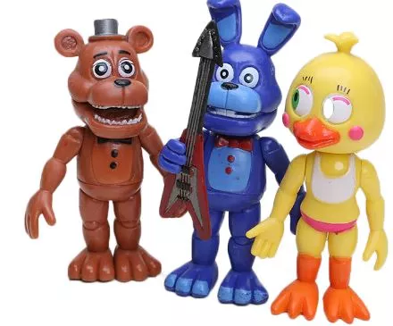 Action Figure 12 Peças Cinco Noites No Freddy Five Nights At Freddy's