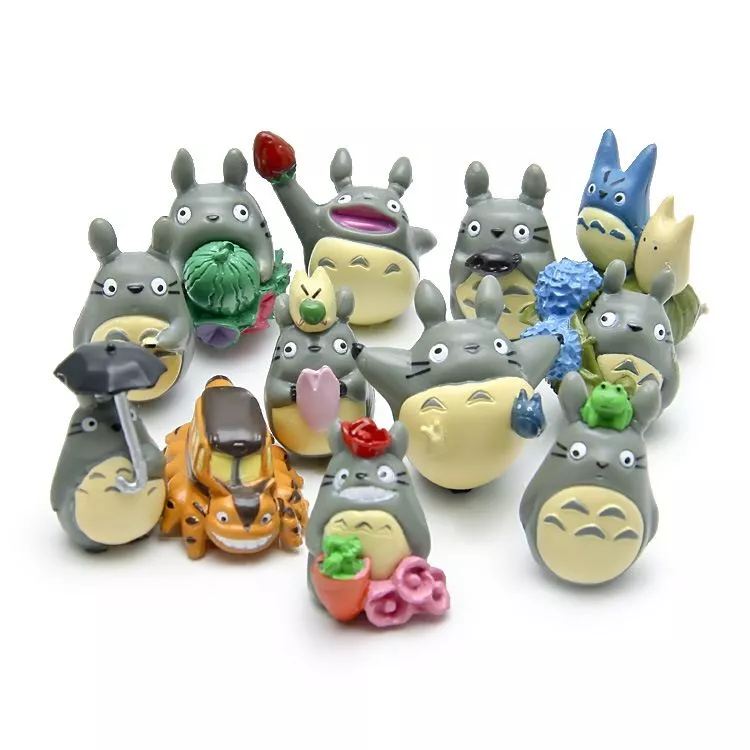 action figure 12 pecas meu vizinho totoro my neighbor totoro Action Figure 9 peças Anime One Piece