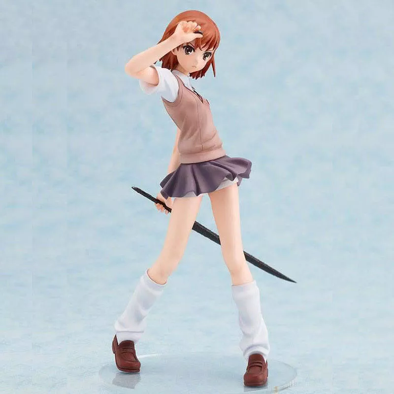 action figure 18cm toaru kagaku no railgun a certain scientific mikoto Action Figure 18cm anime fate/grand order katsushika hokusai macarrão rolha figura de ação pvc collectible modelo brinquedos boneca