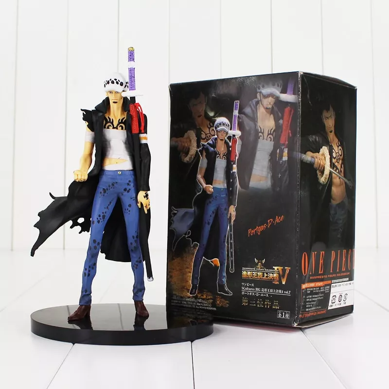 Action Figure 20cm One Piece figura brinquedo trafalgar lei cirurgião da morte paramount guerra ver. Anime collectible modelo boneca