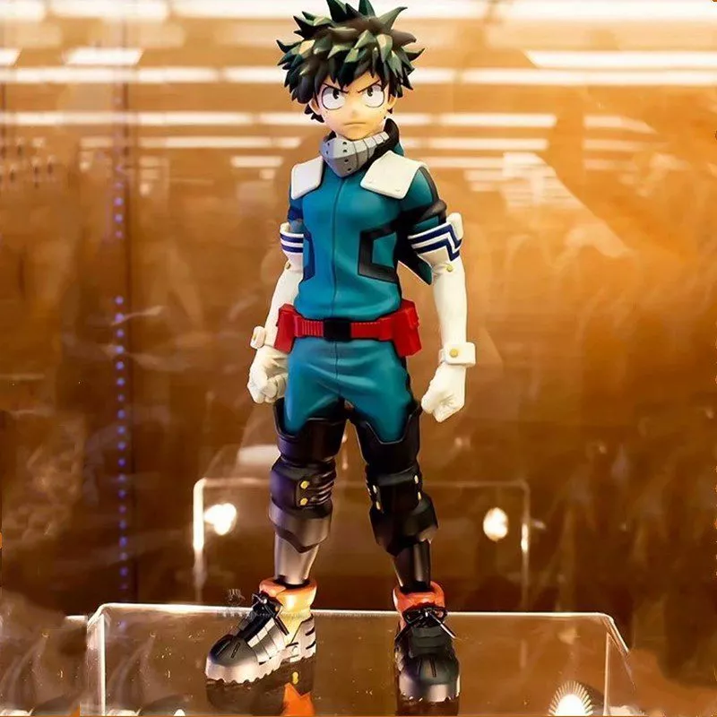 action figure 25cm anime my hero academia figura pvc idade dos herois estatueta deku Nova moda brilho na luz escura até bonés de beisebol led chapéu luminoso férias chapéu unisex