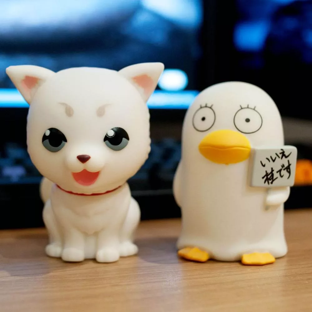 Action Figure 2pcs Gintama Elizabeth + Sadaharu 10cm