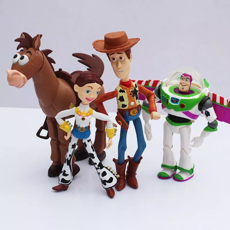 action figure 4 pecas disney pixar toy story 09 Peças/set Action Figure Gato