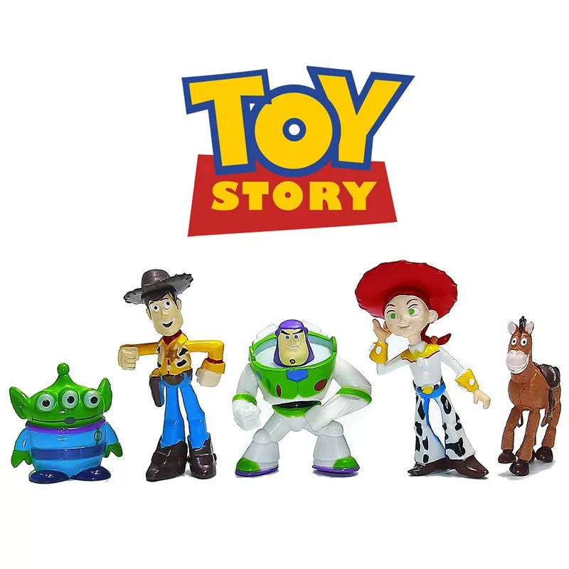 action figure 5 pecas disney pixar toy story 55 09 Peças/set Action Figure Gato