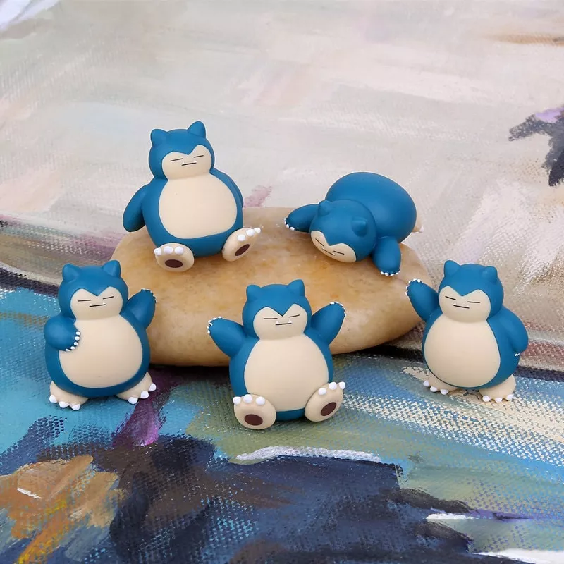 action figure 5pcs snorlax pokemon dolls figura keychain criancas presentes Action FIgure Re Zero Starting Life in Another World japonês versão original re zero kara hajimeru isekai seikatsu rem figura de ação collectible modelo brinquedos