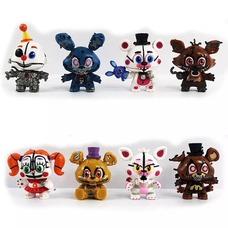 action figure 8 pcs lote fnaf five nights at freddys game pvc brinquedos Action Figure Nendoroid 10cm touken ranbu on-line monoboshi sadamune 651 # anime dos desenhos animados figura de ação pvc brinquedos coleção figuras para amigos presentes