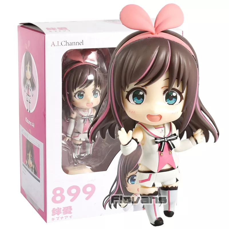 action figure 899 kizuna ai a. i. channel pvc action figure collectible Action Figure 10cm 899 channel kizuna ai bjd de pvc, coleção de bonecos de brinquedo