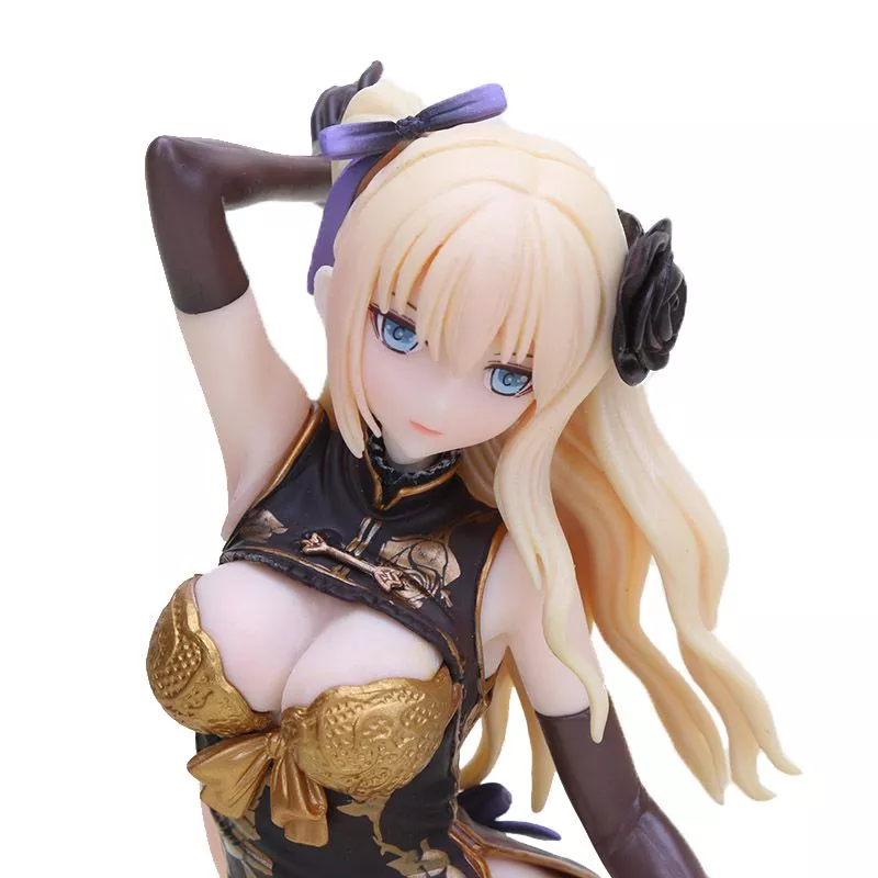 action figure anime alphamax skytube fantasy golden lotus cheongsam plum golden vase Action Figure Alphamax Skytube Alice 25cm