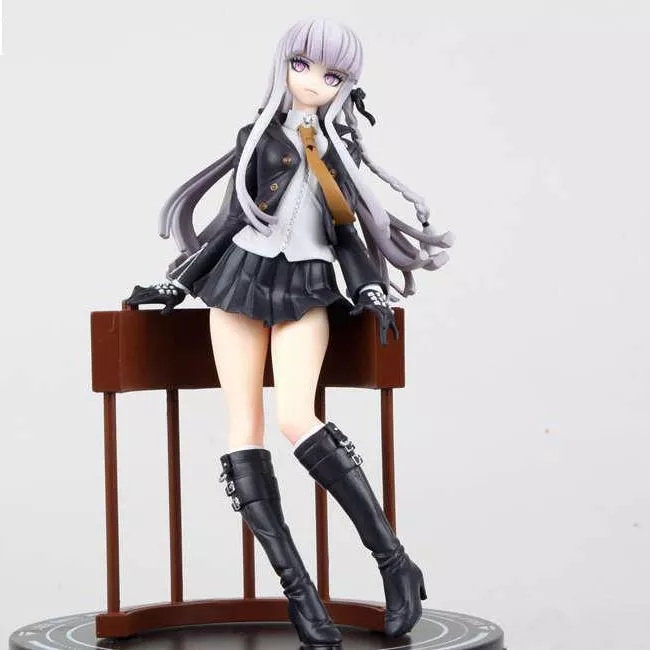 action figure anime danganronpa kirigiri kyouko 18cm Luminária Danganronpa led night light junko enoshima lâmpada para decoração hoom crianças presente da criança de acrílico mesa 3d lâmpada junko enoshima