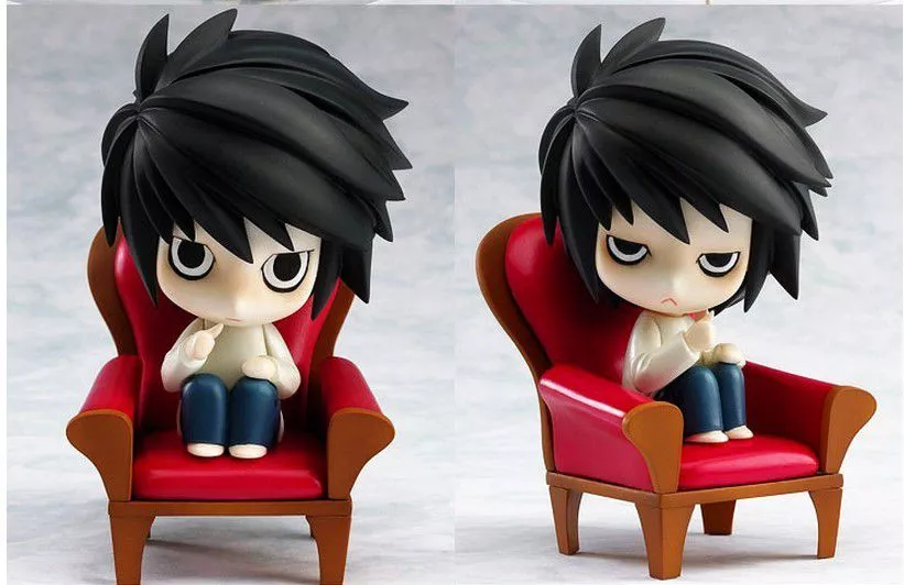 action figure anime death note cute style l lawliet 10cm Caneta Ovelha Branca Cute BTS BT21