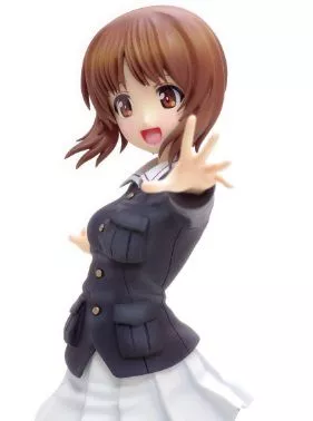 Action Figure Anime Dream Tech Girls and Panzer Miho Nishizumi 22cm