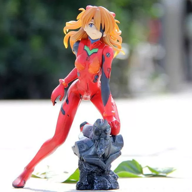 action figure anime eva neon genesis evangelion shikinami asuka langley 22cm Action Figure Evangelion Asuka 1/8 figura modelo de resina gk