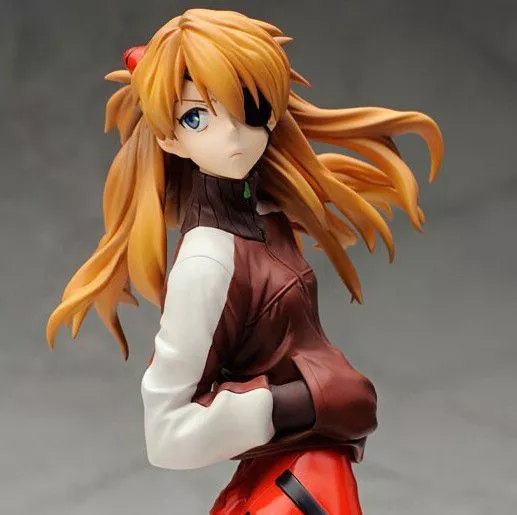 action figure anime eva neon genesis evangelion soryu asuka langley 23cm Pelúcia Anime Pokemon Raichu 14cm