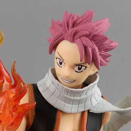 Action Figure Anime Fairy Tail Natsu Dragneel Chama  23cm
