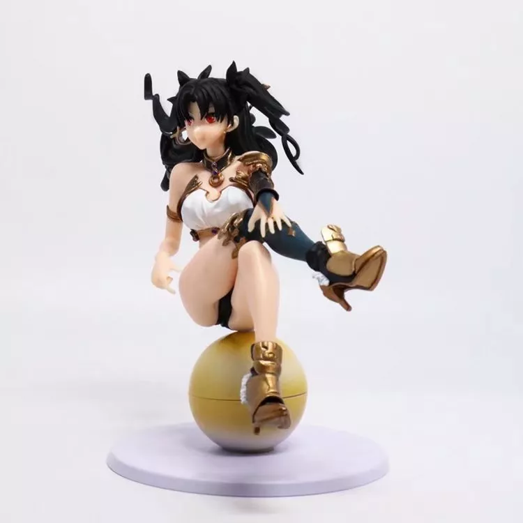 action figure anime fate grand order tohsaka rin figura de acao 1 8 escala Action Figure 18cm anime fate/grand order katsushika hokusai macarrão rolha figura de ação pvc collectible modelo brinquedos boneca