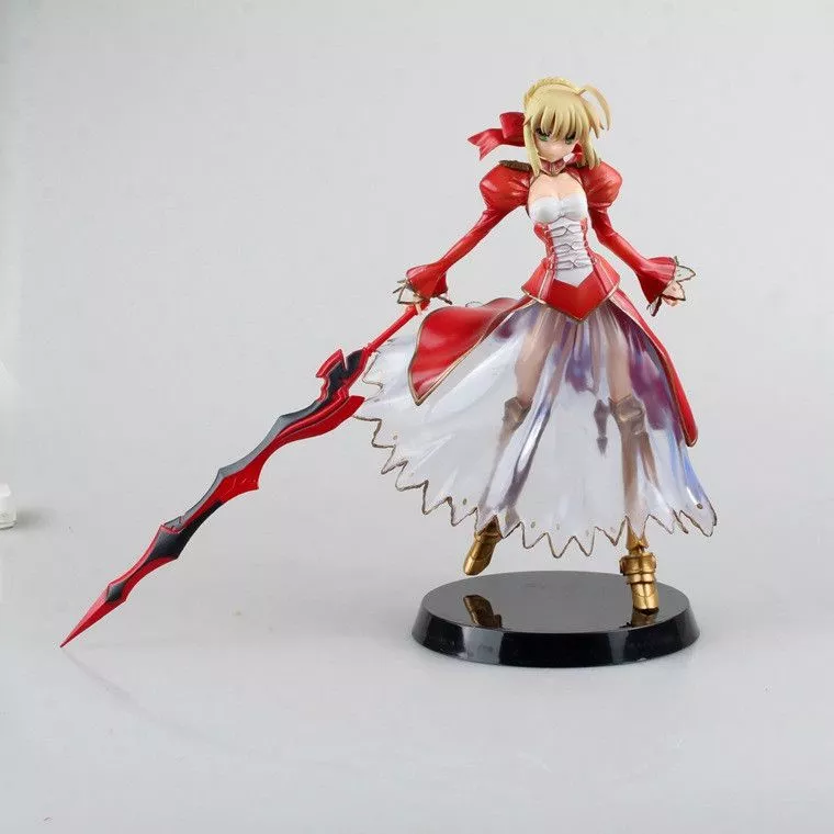 action figure anime fate stay night fate extra ccc sabre 27cm Action Figure Anime Fate Stay Night Extella 10 CCC Caster Tamamo 25cm