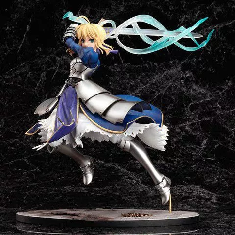 action figure anime fate stay night saber lily a espada da vitoria 26cm Action Figure Anime Fate Stay Night Zero Saber Alter Vodigan Ver. 18cm