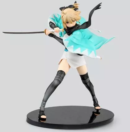 Action Figure Anime Fate Stay Night Saber Okita Souji 21cm