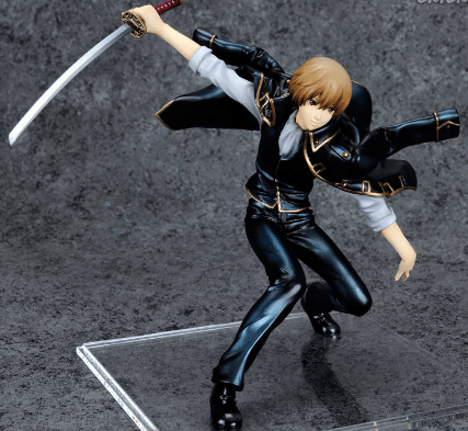 action figure anime gintama okita sougo 15cm Pelúcia 45cm gintama brinquedo de pelúcia gintoki sakata recheado boneca de prata alma brinquedo dos desenhos animados