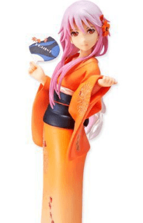 Action Figure Anime Guilty Crown Yuzuriha Inory 20cm