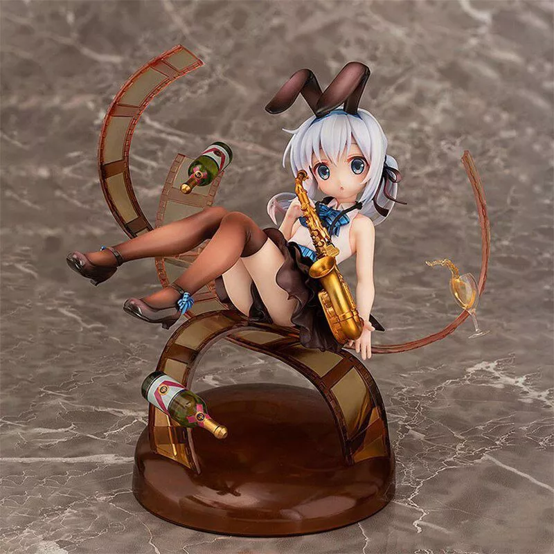 action figure anime is the order a rabbit E o fim de um coelho chino estilo jazz pvc Action Figure Action figure Crescent Love Feena sexy swimsuit bikini Boneco crescente da feena fam, boneco de brinquedo colecionável de 16cm, presente de natal