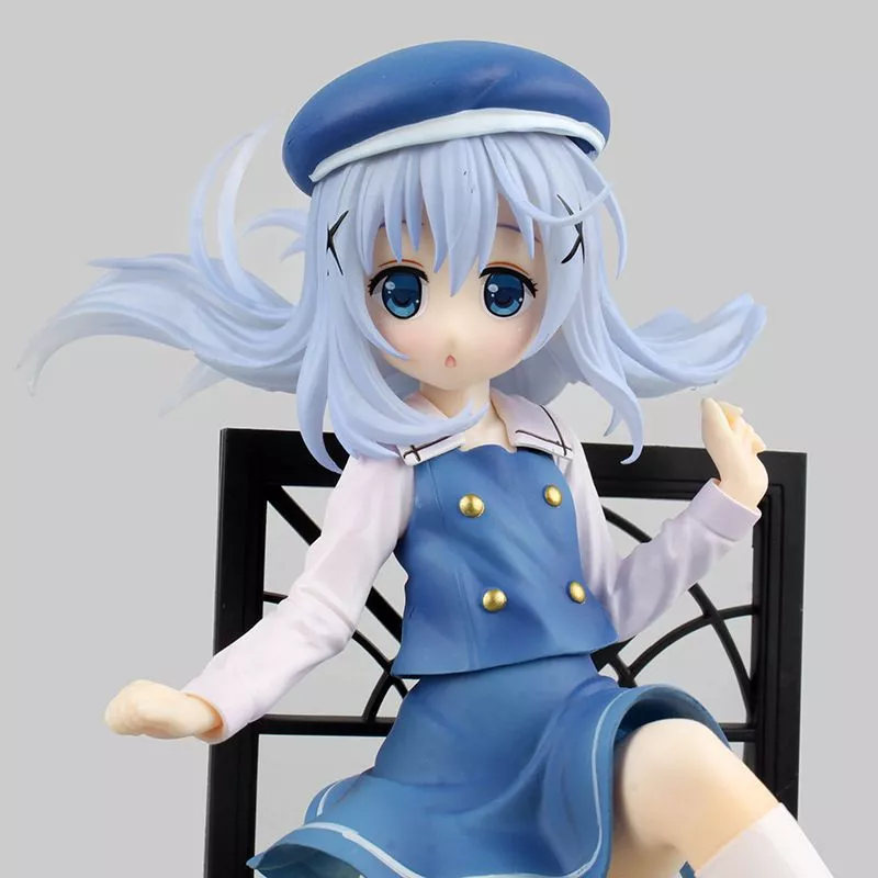 action figure anime is the order a rabbit chino kafu 17cm Action Figure Anime Is the Order a Rabbit? Chino Kafū 17cm