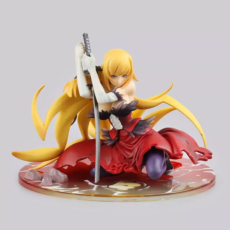 action figure anime kizumonogatari oshino shinobu kissshot kiss shot 12cm 70 Luminária Anime luz da noite led bakemonogatari yotsugi ononoki para decoração do quarto presente colorido nightlight manga lâmpada 3d yotsugi onononoki