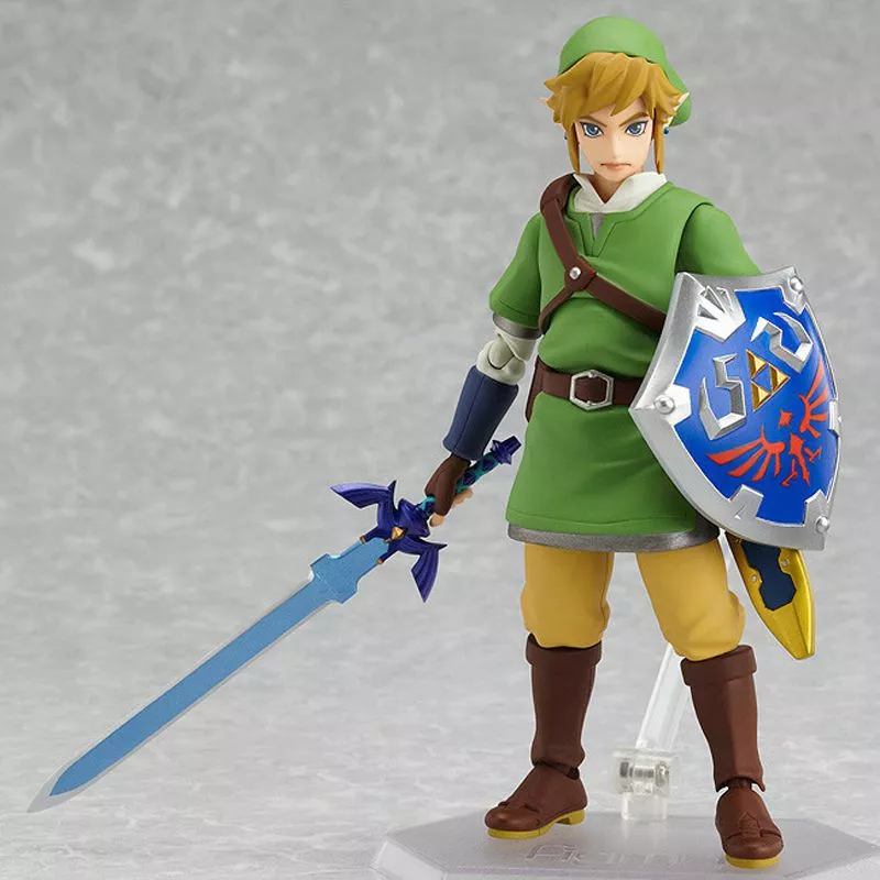 action figure anime legend of zelda link skyward sword 16cm 933 Brinco Anime banana fish axiu links brincos