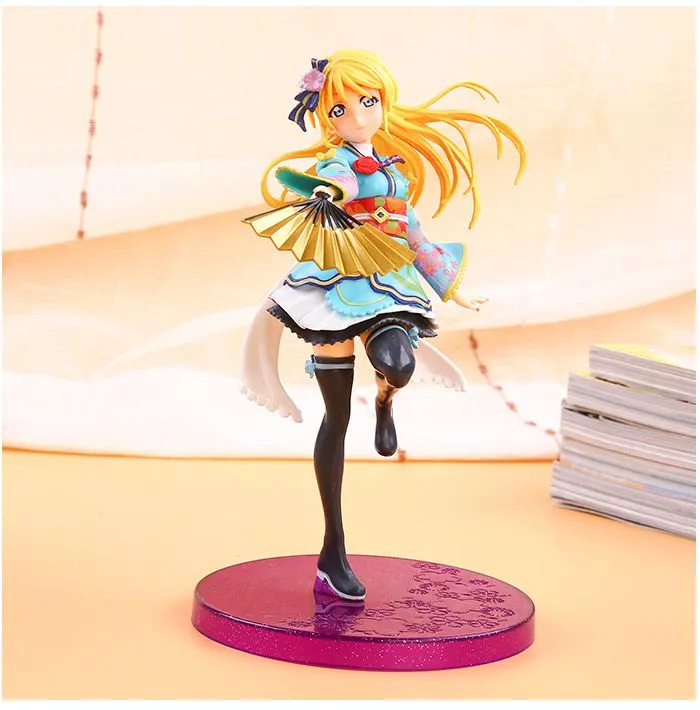 action figure anime love live eli ayase ellie 17cm 33 Pantufa Adulto I Love U Eu Amo Você