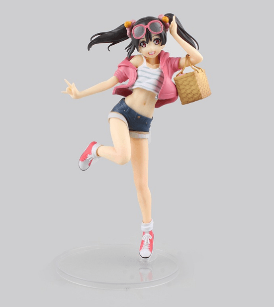 action figure anime love live nico yazawa 20cm Pantufa Adulto I Love U Eu Amo Você