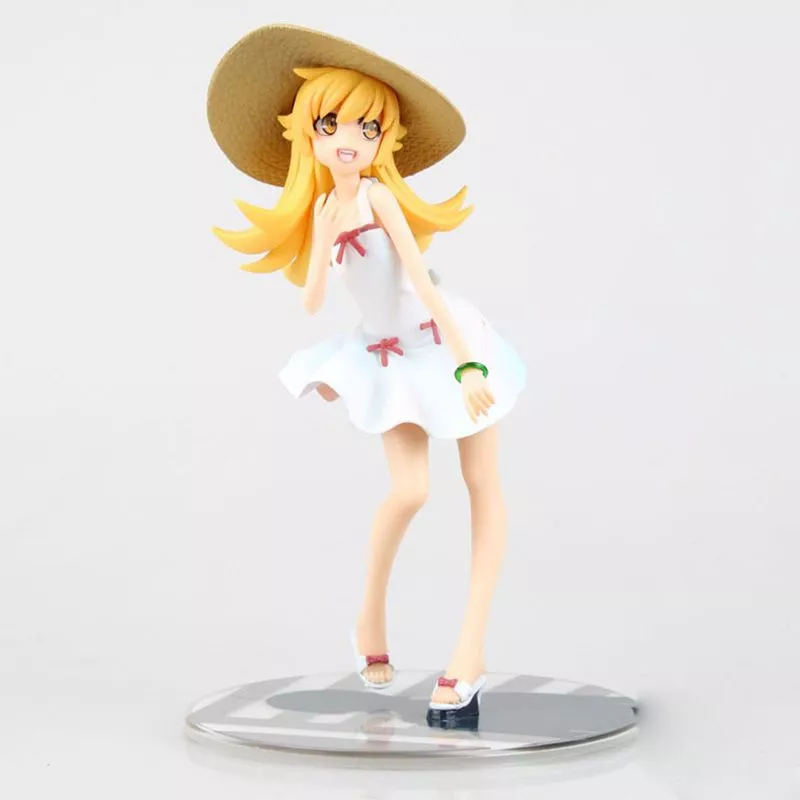 Action Figure Anime Monogatari Bakemonogatari Oshino Shinobu 17cm