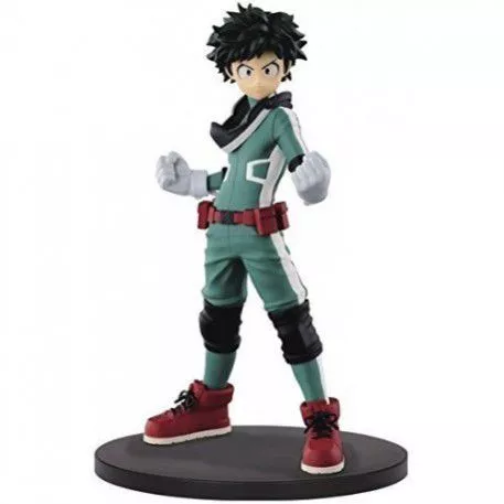 action figure anime my hero academia izuku midoriya boku no 15cm Camiseta My Hero Academia Boku No Uniforme Midoriya Izuku Preto Anime