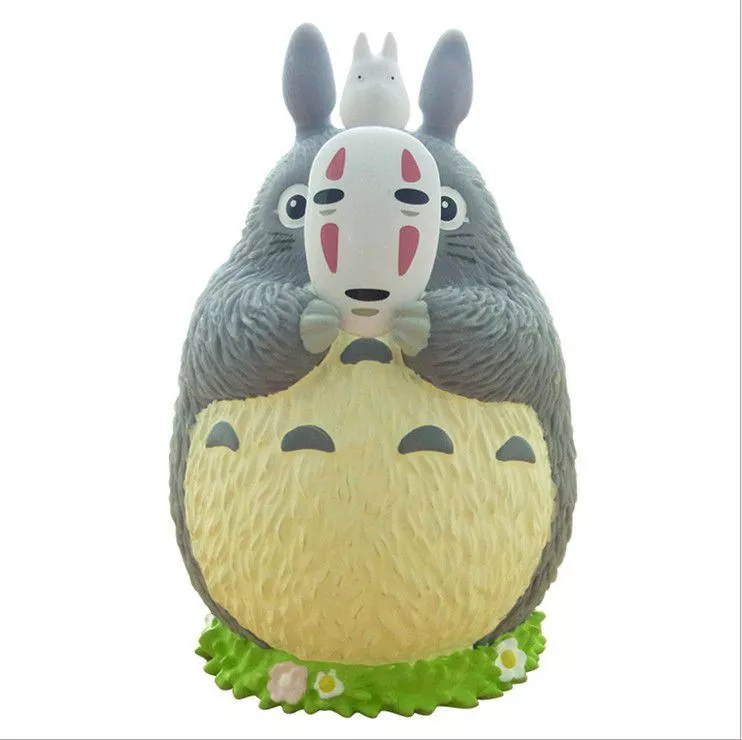 action figure anime my neighbor totoro miyazaki hayao tonari no totoro money bank 10cm Chaveiro My Neighbor Totoro Meu vizinho totoro chaveiro figuras dos desenhos animados brinquedo gato do cão pingentes chaveiro feminino dos homens crianças presentes de natal jóias