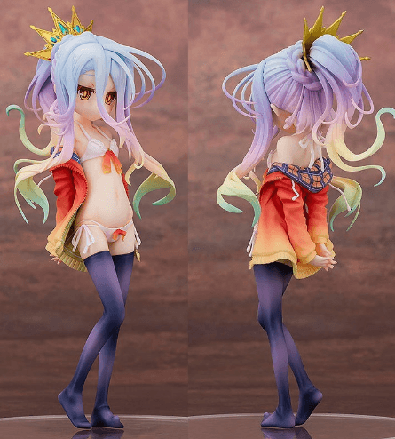 Action Figure Anime No Game No Life Shiro Biquine 1/7 20cm