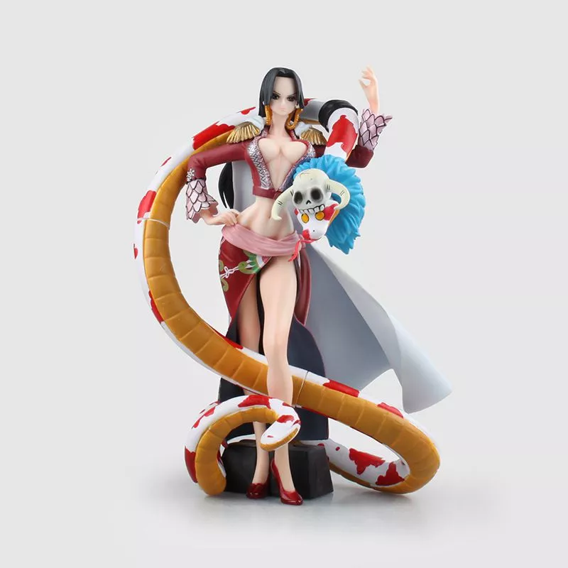 action figure anime one piece boa hancock 23cm Brinco One Piece gota boa hancock cobra hankok luffy brincos dragon ball chaveiro meninas jóias presente