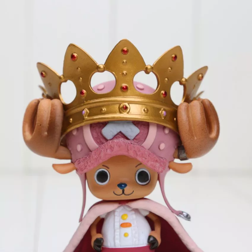 Action Figure Anime One Piece Chopper com Coroa 11cm